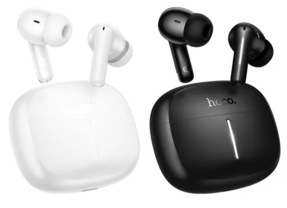 Handsfree Bluetooth HOCO EQ34 Plus, TWS, ANC, Hvid