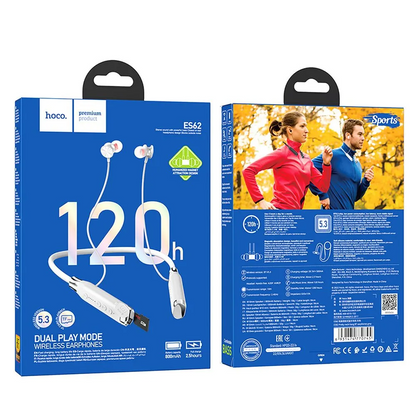 Handsfree Bluetooth HOCO ES62, A2DP, Grå