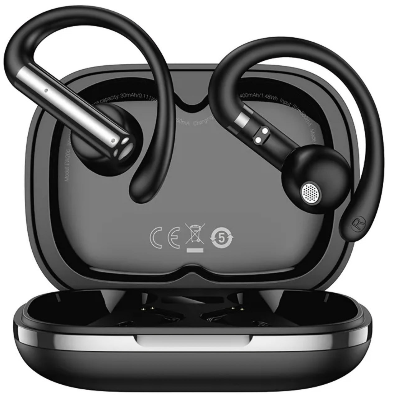 Handsfree Bluetooth HOCO EW206, TWS, Sort