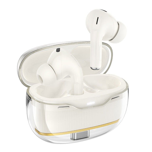 Handsfree Bluetooth HOCO EW54, TWS, Hvid (Milky White)
