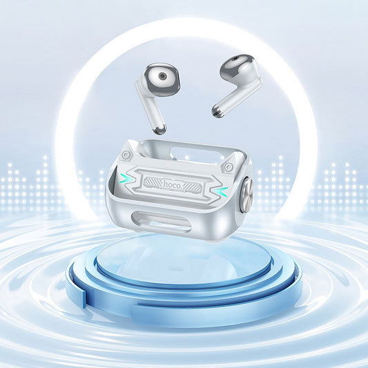 Handsfree Bluetooth HOCO EW55, TWS, Sølv