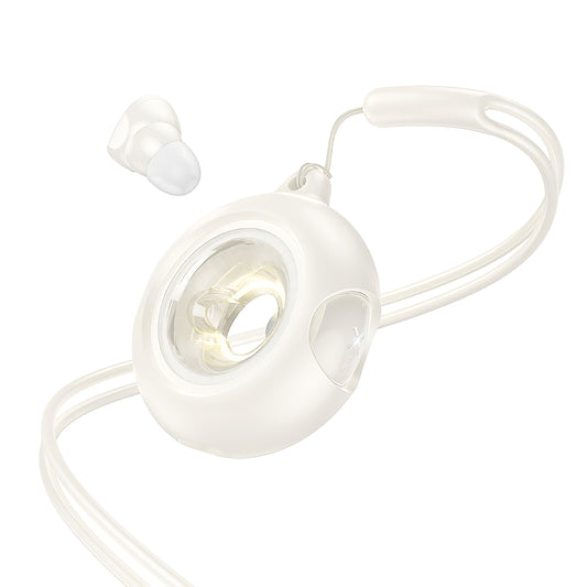 Bluetooth håndfri Bluetooth HOCO EW71 Mini Donut, TWS, Hvid