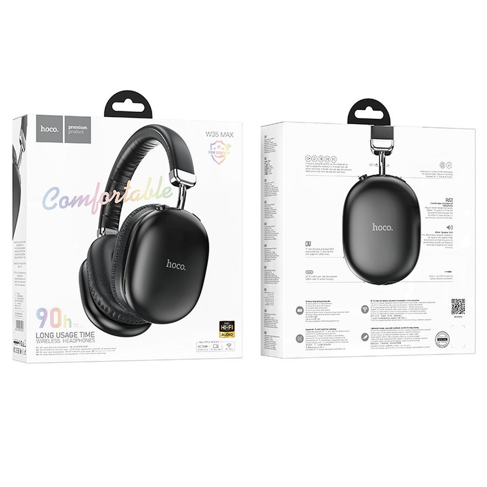 Handsfree Bluetooth HOCO W35 Max, A2DP, Sort