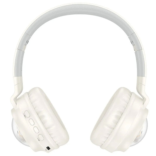 Handsfree Bluetooth HOCO W50 Kids Cute Cat, A2DP, Hvid