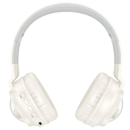 Handsfree Bluetooth HOCO W50 Kids Cute Cat, A2DP, Hvid