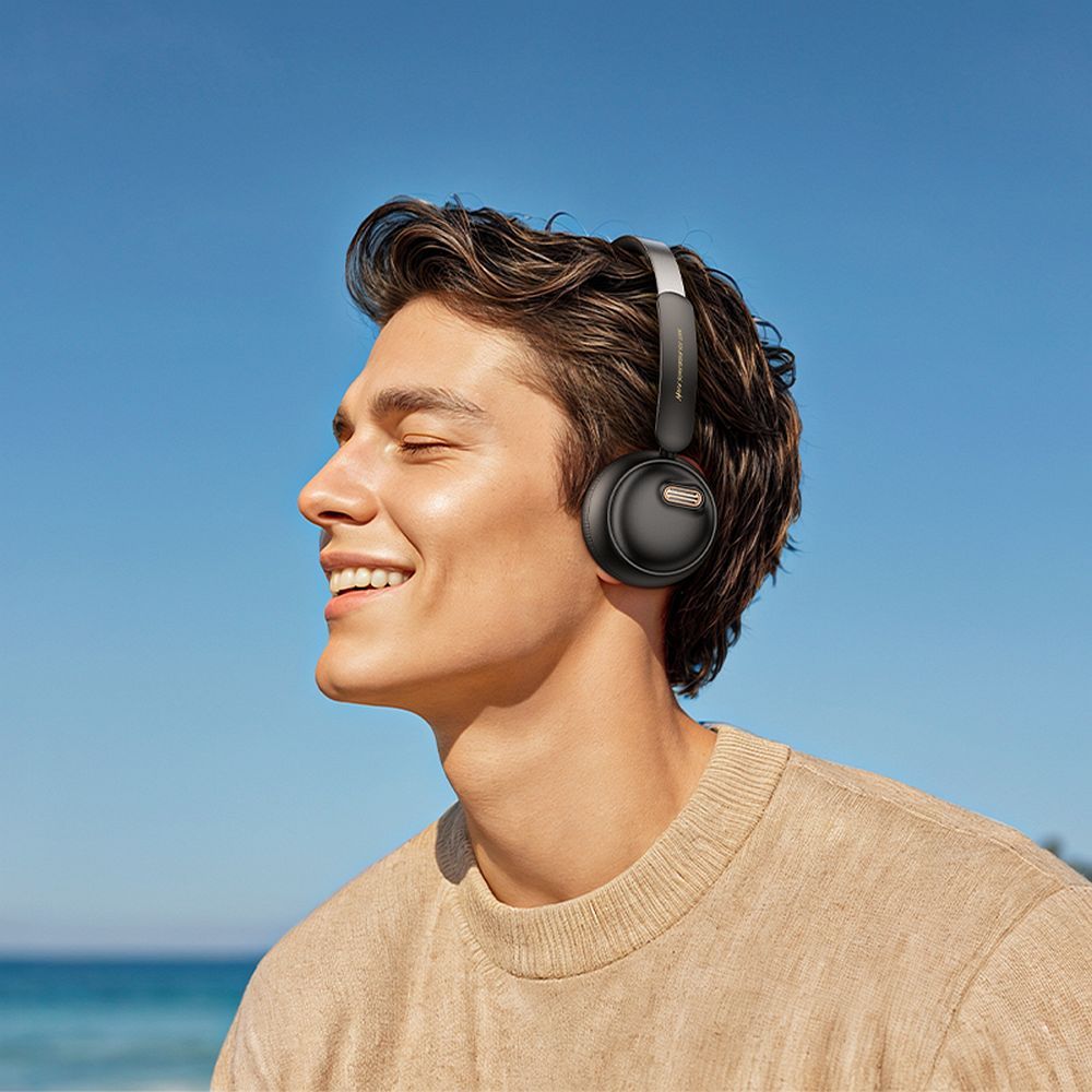 Handsfree Bluetooth HOCO W62, Sort