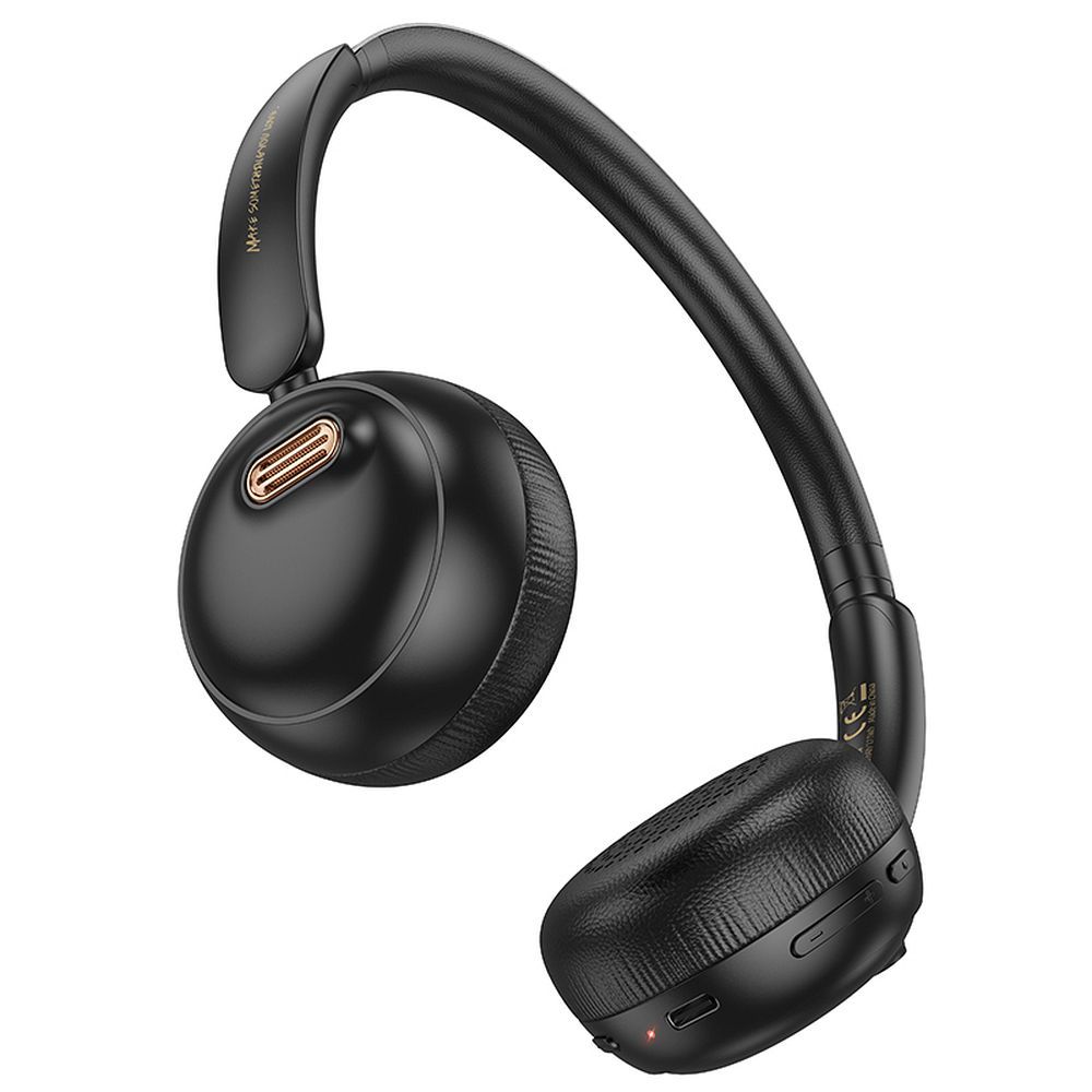 Handsfree Bluetooth HOCO W62, Sort