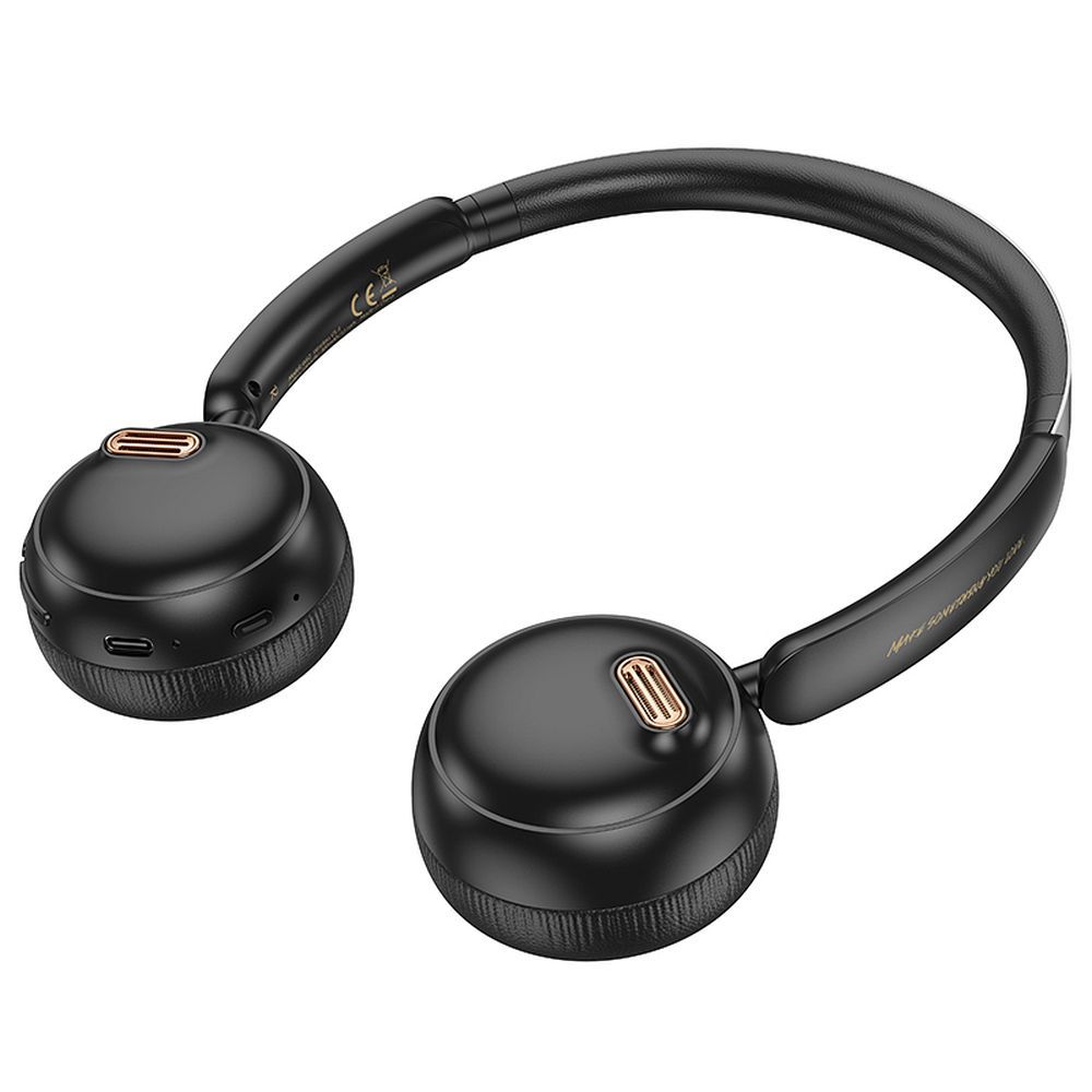 Handsfree Bluetooth HOCO W62, Sort