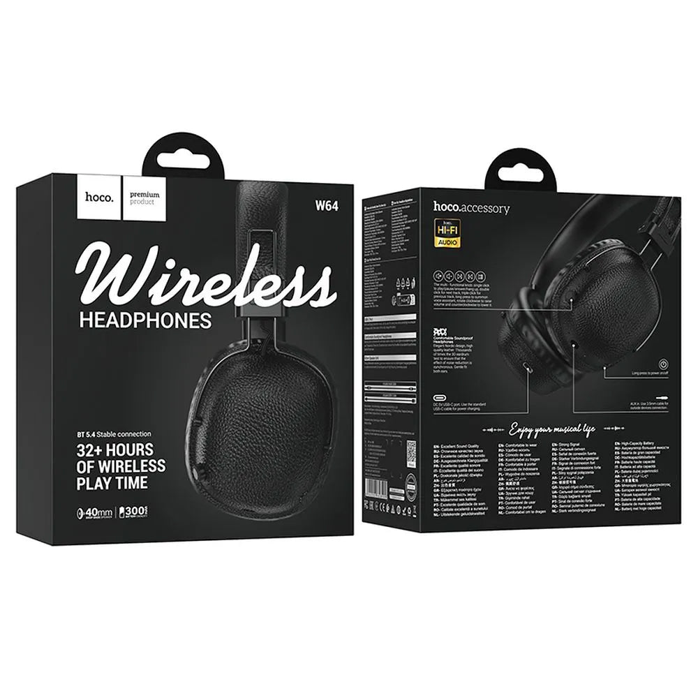 Handsfree Bluetooth HOCO W64, A2DP, Sort