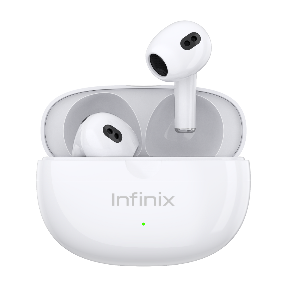 Handsfree Bluetooth Infinix XBuds 3 lite XE33, TWS, Hvid