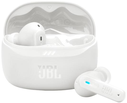 Handsfree Bluetooth JBL Tune Beam 2, TWS, ANC, MultiPoint, Hvid JBLTBEAM2WHT