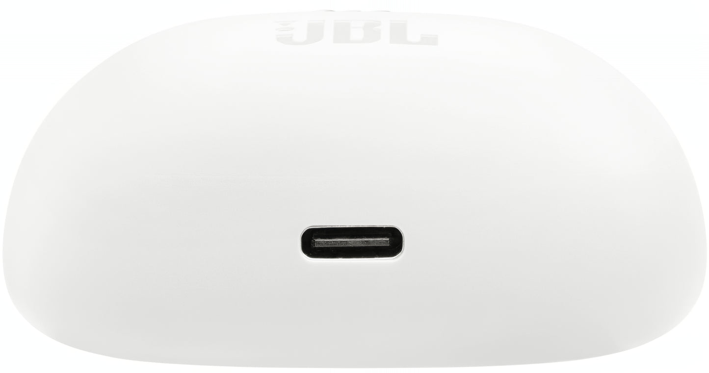 Handsfree Bluetooth JBL Tune Beam 2, TWS, ANC, MultiPoint, Hvid JBLTBEAM2WHT