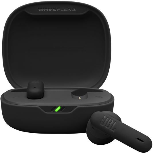 Handsfree Bluetooth JBL Wave Flex 2, TWS, ANC, MultiPoint, Sort JBLWFLEX2BLK