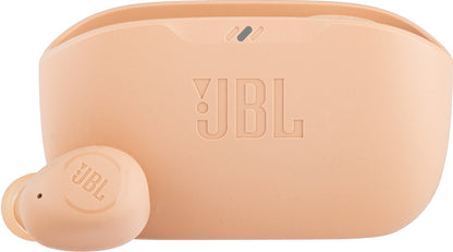 Handsfree Bluetooth JBL Wave Buds, TWS, Beige, Resælget JBLWBUDSBEG