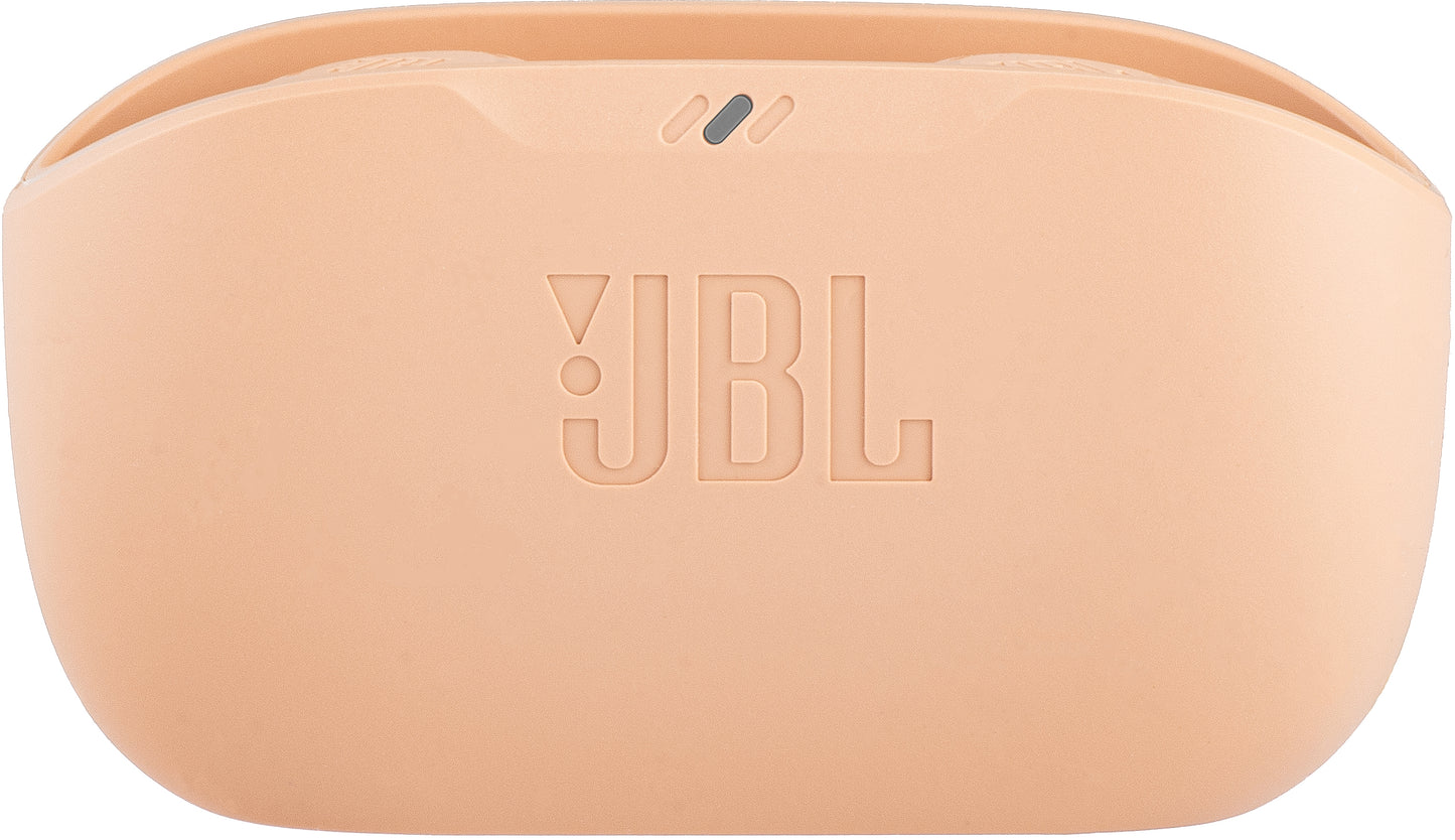 Handsfree Bluetooth JBL Wave Buds, TWS, Beige, Resælget JBLWBUDSBEG