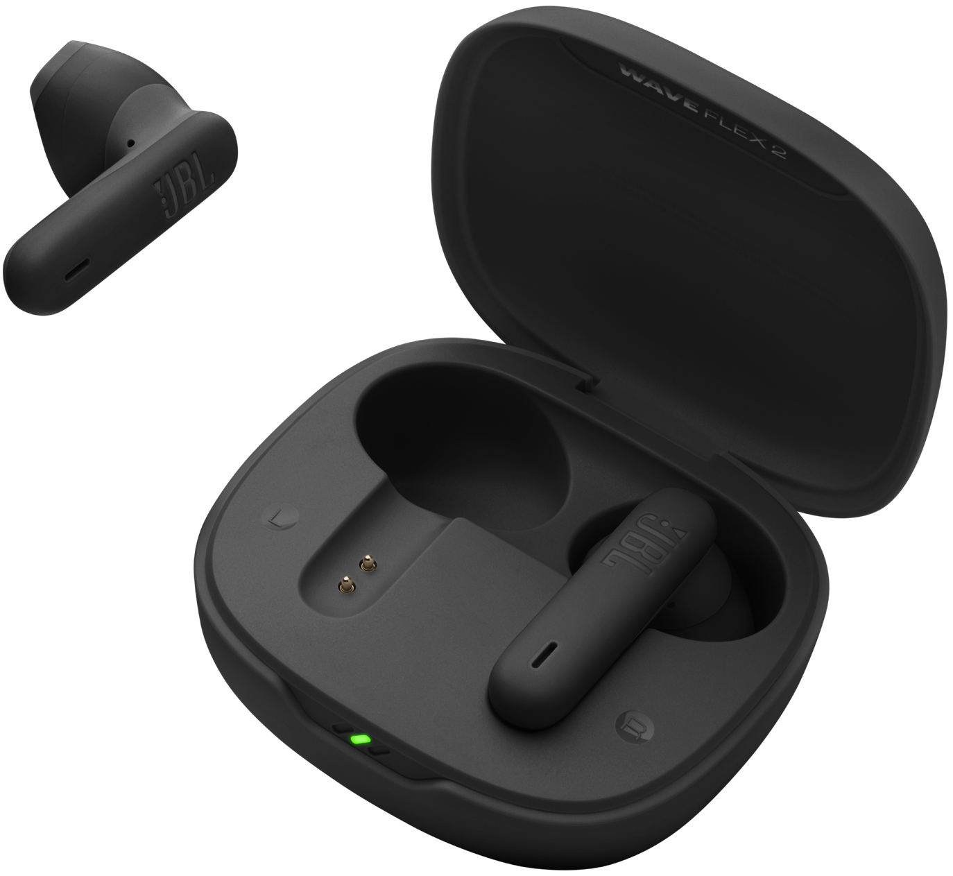 Handsfree Bluetooth JBL Wave Flex 2, TWS, ANC, MultiPoint, Black JBLWFLEX2BLK