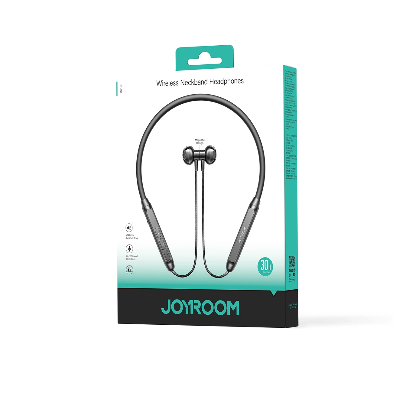 Handsfree Bluetooth Joyroom JR-D8, A2DP, Sort