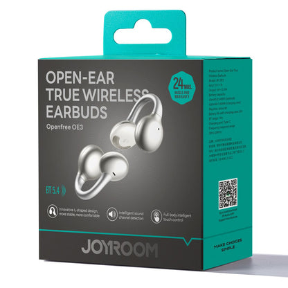 Handsfree Bluetooth Joyroom Openfree JR-OE3, TWS, Sølv