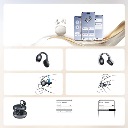 Handsfree Bluetooth Joyroom Openfree JR-OE3, TWS, Sølv