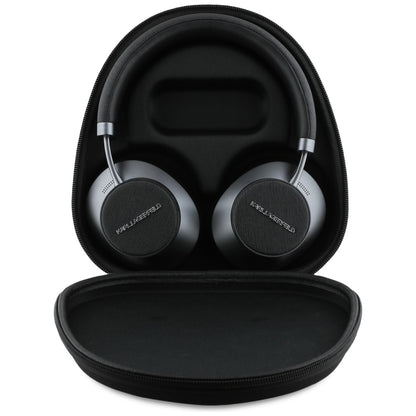 Handsfree Bluetooth Karl Lagerfeld Saffiano Elongated, A2DP, ANC, Sort