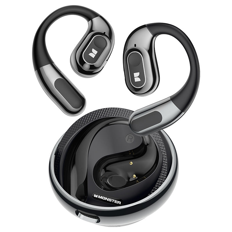 Handsfree Bluetooth Monster AC330 AI Oversættelse, TWS, Sort