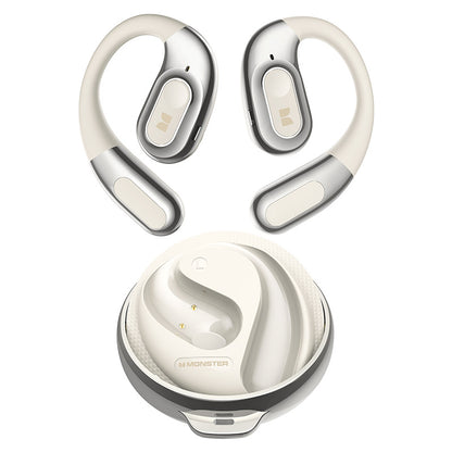 Handsfree Bluetooth Monster AC330 AI Oversættelse, TWS, Hvid