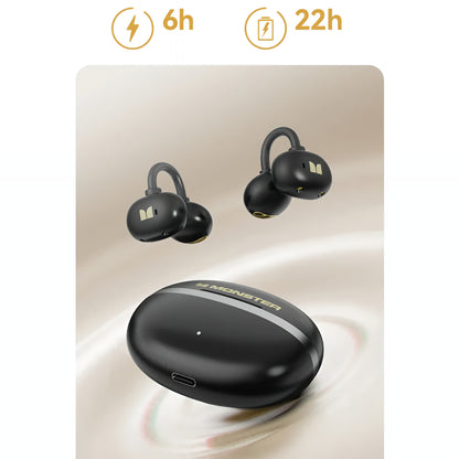 Handsfree Bluetooth Monster AirClip AC200, TWS, Sort