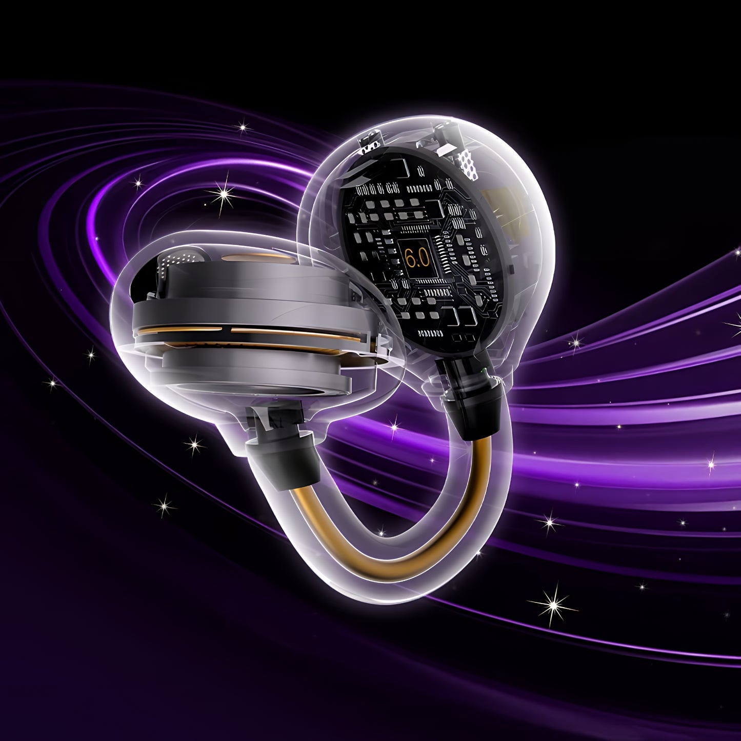 Handsfree Bluetooth Monster AirClip AC200, TWS, Lys Creme
