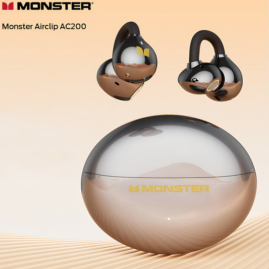 Handsfree Bluetooth Monster AirClip AC200, TWS, Sort