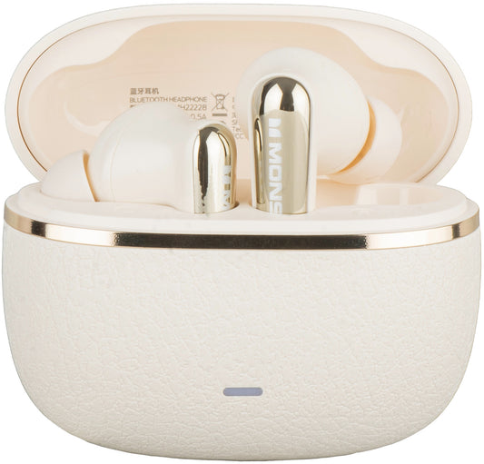 Handsfree Bluetooth Monster Clarity 200, TWS, ANC, Lys Creme