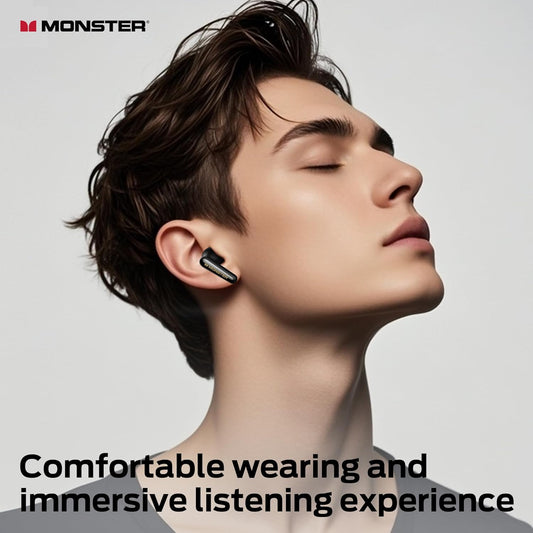 Handsfree Bluetooth Monster Clarity 200, TWS, ANC, Sort