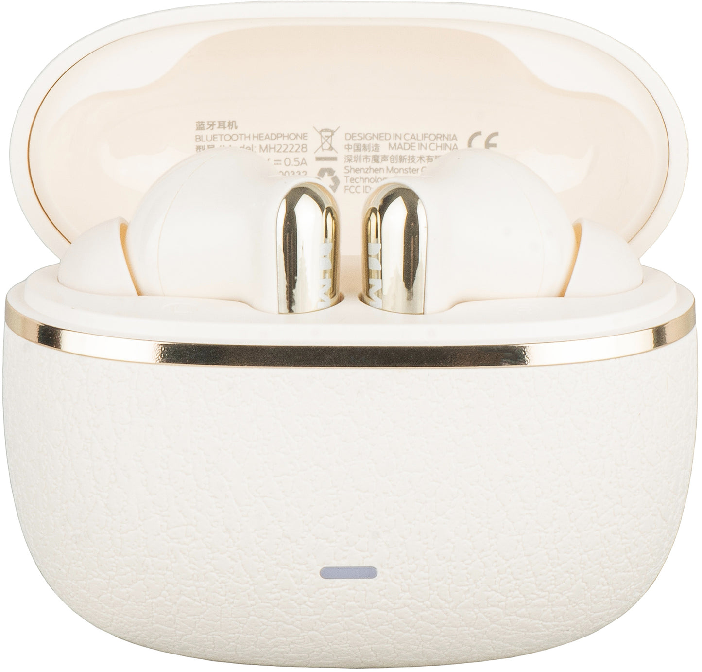 Handsfree Bluetooth Monster Clarity 200, TWS, ANC, Lys Creme