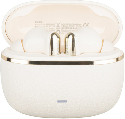 Handsfree Bluetooth Monster Clarity 200, TWS, ANC, Lys Creme