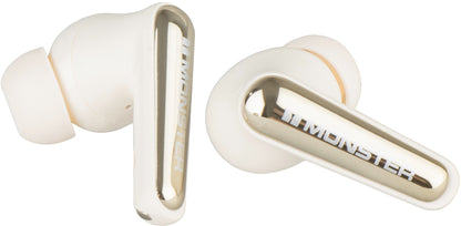 Handsfree Bluetooth Monster Clarity 200, TWS, ANC, Lys Creme
