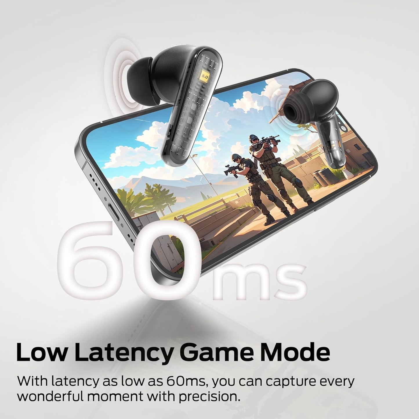 Handsfree Bluetooth Monster Clarity 200, TWS, ANC, Sort