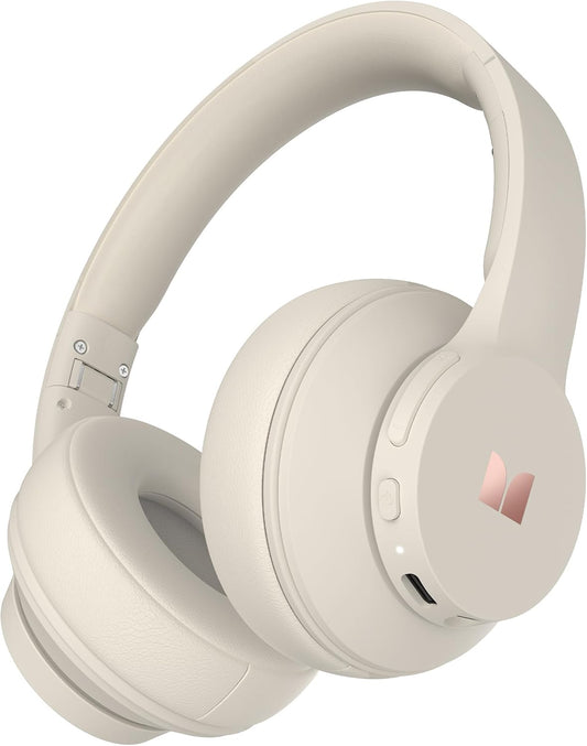 Handsfree Bluetooth Monster Mission 100, MultiPoint, A2DP, ANC, Hvid