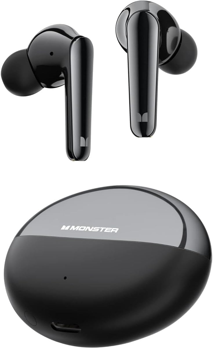 Bluetooth-håndfri Monster N-Lite 203 AirLinks, TWS, Sort