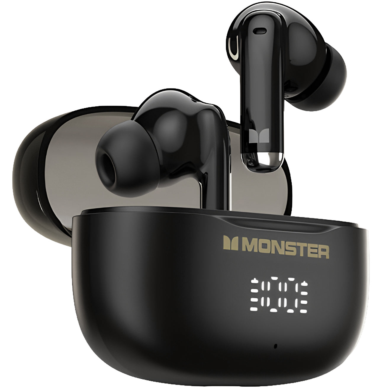 Handsfree Bluetooth Monster N-Lite 300, TWS, Sort