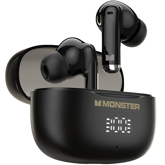 Handsfree Bluetooth Monster N-Lite 300, TWS, Sort