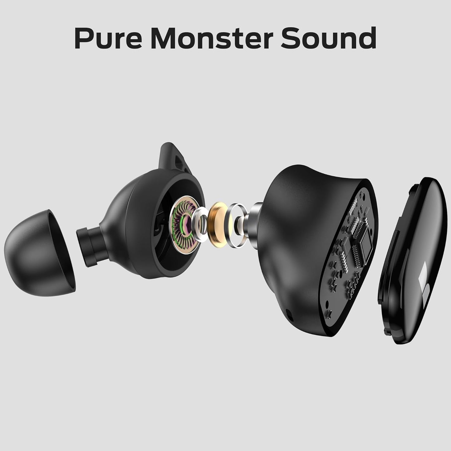 Handsfree Bluetooth Monster N-Lite 206, TWS, Sort