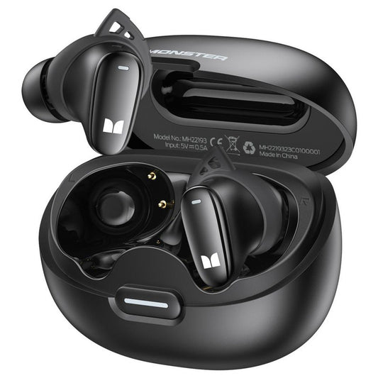 Handsfree Bluetooth Monster N-Lite 206, TWS, Sort