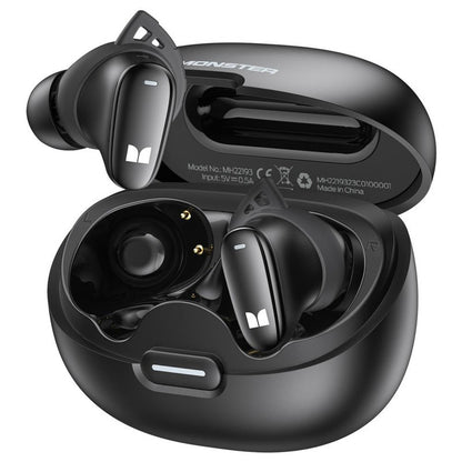 Handsfree Bluetooth Monster N-Lite 206, TWS, Sort