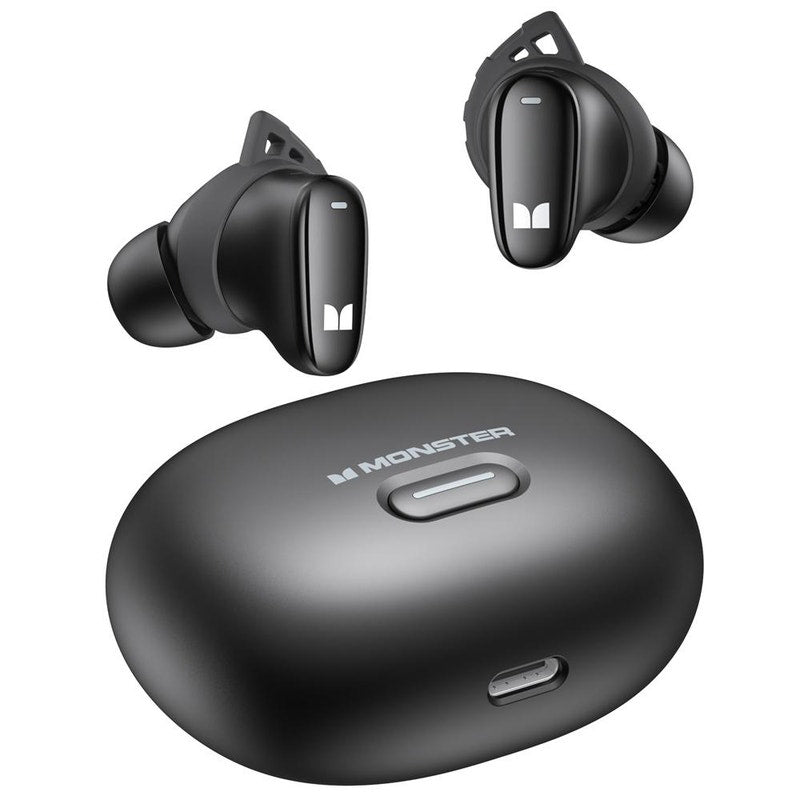 Handsfree Bluetooth Monster N-Lite 206, TWS, Sort