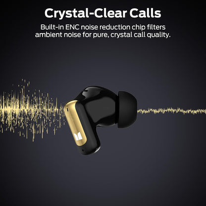 Handsfree Bluetooth Monster N-Lite 217, TWS, Sort