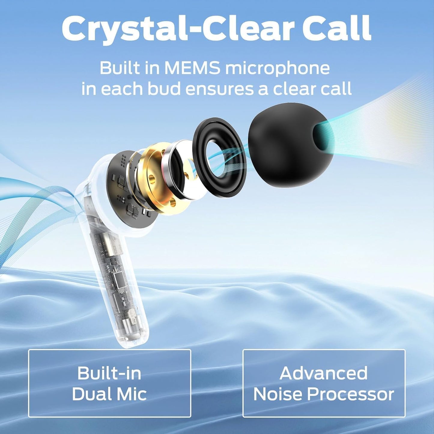 Bluetooth-håndfri Monster N-Lite 203 AirLinks, TWS, Sort