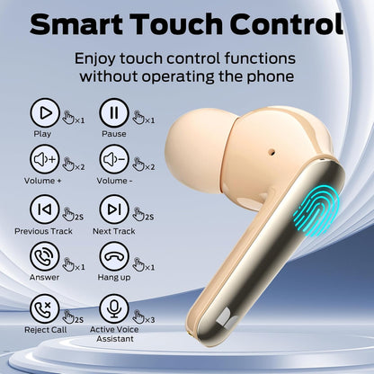Bluetooth-håndfri Monster N-Lite 203 AirLinks, TWS, Guld