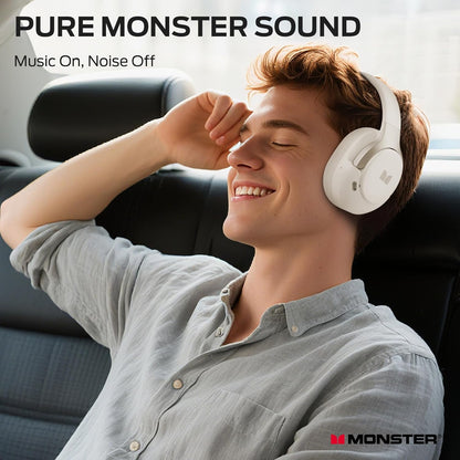 Handsfree Bluetooth Monster Persona 5th, MultiPoint, A2DP, ANC, Hvid