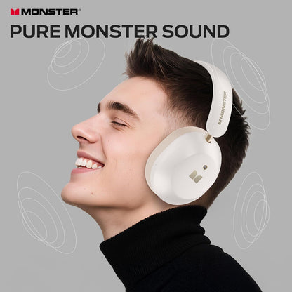 Handsfree Bluetooth Monster Persona 6th, MultiPoint, A2DP, ANC, Hvid