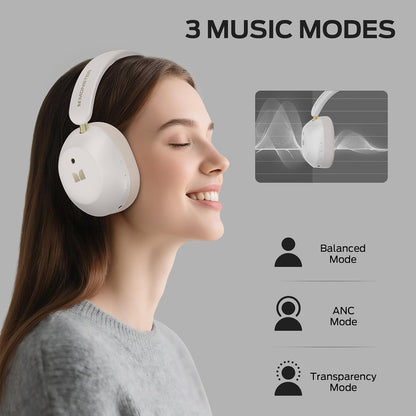 Handsfree Bluetooth Monster Persona 6th, MultiPoint, A2DP, ANC, Hvid