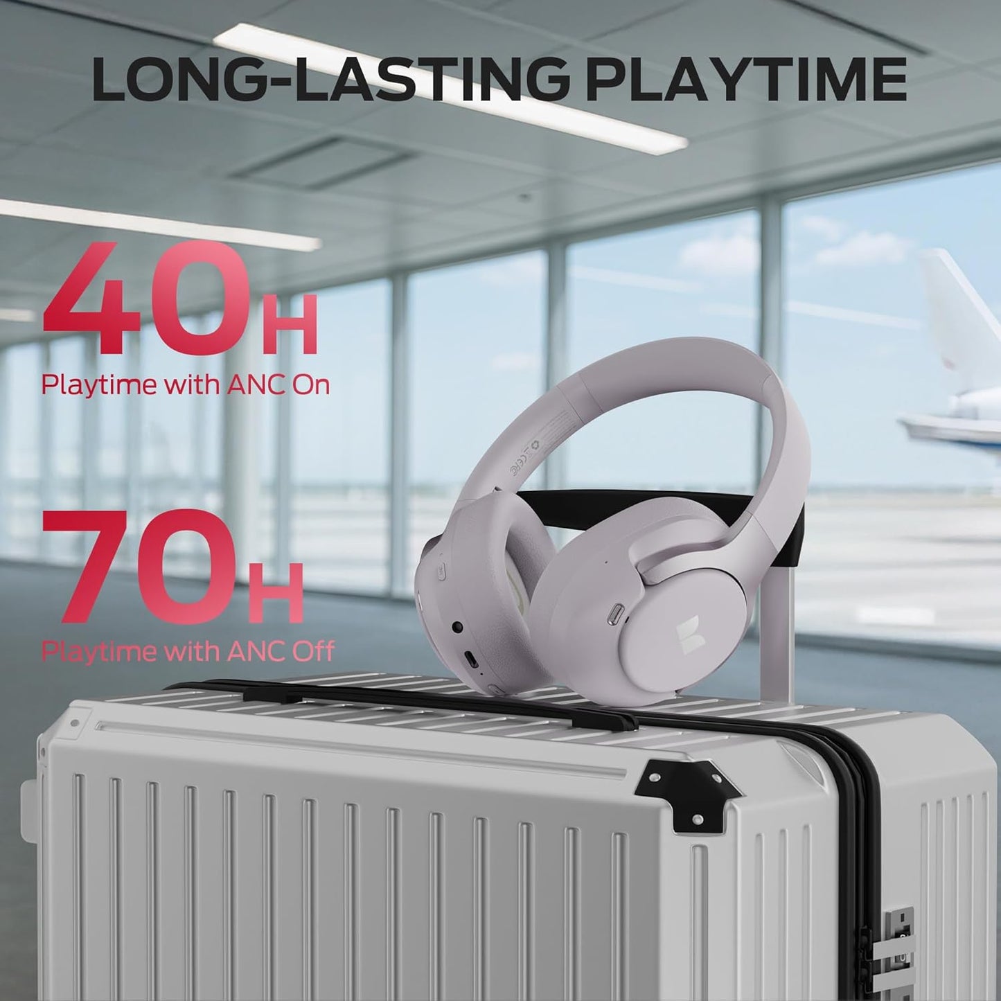 Handsfree Bluetooth Monster Persona 5th, MultiPoint, A2DP, ANC, Lilla